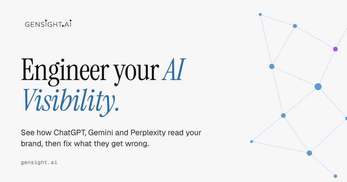 GenSight.AI | GEO Audit Platform with Per-Product AI Visibility | UK